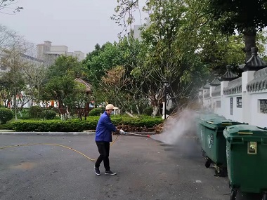 狮山杀虫灭鼠中心室外环境消杀蚊蝇虫害的方法